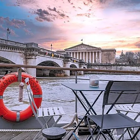 Luxury Houseboat - Concorde/tour Eiffel View 3* Paris