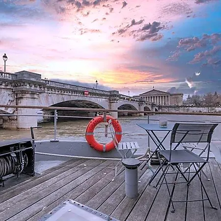 Luxury Houseboat - Concorde/tour Eiffel View 3*